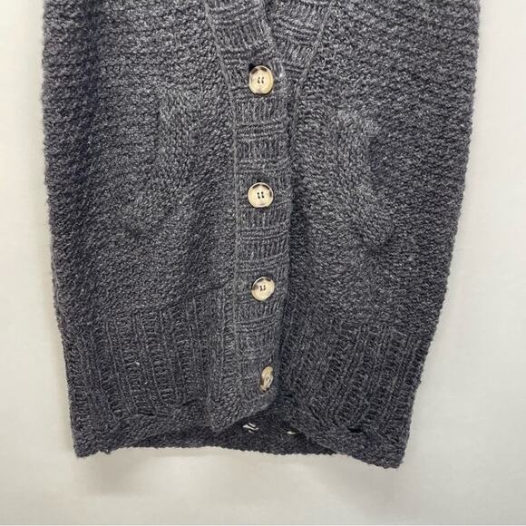 Free People Sweater Vest Size Small Wool Sleeveless - Picture 3 of 10